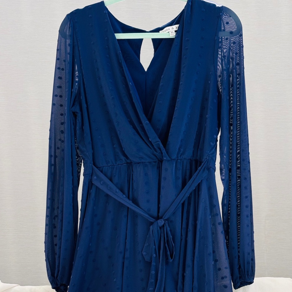 Navy Blue Allison & Kelly Cocktail Dress
